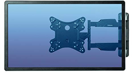 Fellowes - Soporte Universal de Pared para TV de hasta 23-55. Permite Inclinación, Rotación y Oscilación. Compatible con VESA