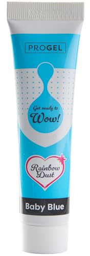 Colorant alimentaire professionnel Rainbow Dust ProGel, bleu bébé 25 g