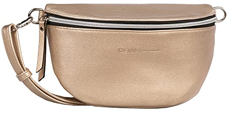 TOM TAILOR Denim Rosie Damen Gürteltasche Bauchtasche Klein Gold