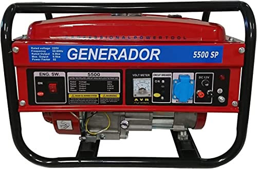 Generador eléctrico gasolina monofásico Potencia garantizada, corriente hasta 2800W en monofásico a 220V