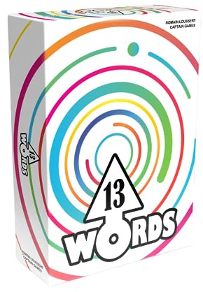 Captain Games | 13 Words | Party Board Game | Ages 8+ | 2-8 Players | 20 Minutes Playing Time