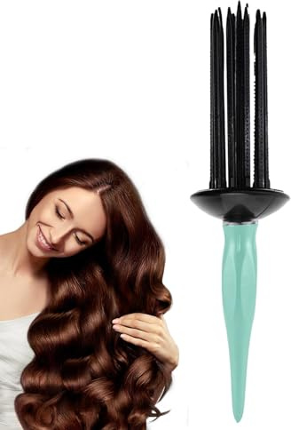 Pettine per arricciare, pettine per arricciare i capelli, pettine per capelli ricci - pettine a volume d'aria per parrucchiere, parrucchiere per capelli ricci, pettine a rullo per arricciare i capelli