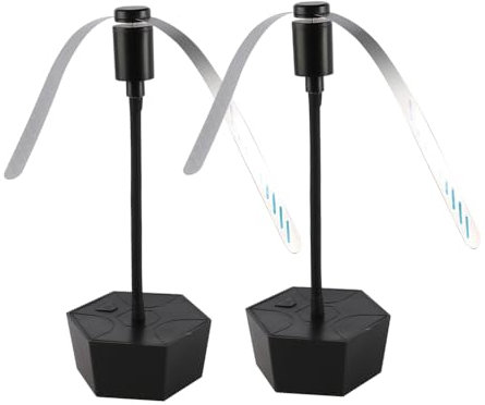 Sarini Fly Fans for Tables,Fly Repellen,Foldable Mosquito Repellent Fan,Effective Fly Repellent Fan Keeps Flies Away with Soft Blades,Portable Fly Fan for Picnic,BBQ,Party