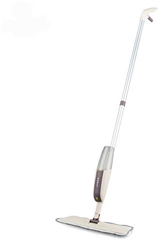 Trapeador en aerosol para pisos de madera Trapeador para polvo con almohadilla de microfibra lavable a máquina para una limpieza rápida con una botella de agua recargable Para perseguir la felicidad