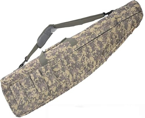 Étui À Fusil Tactique Arme Longue,Fusil De Chasse Rembourée Sac,Fusil A Plomb Sac À Carabine Tactique,Sac À Fusil Souple Étui pour Fusil De Chasse,Militaire Rangement Arme Épaississant E,100CM