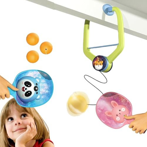 Kit d'auto-entraînement de Tennis de Table, Entraîneur de Tennis de Table réglable en Hauteur, Appareil d'entraînement de de en Salle pour, entraîneur de pour Parent-Enfant