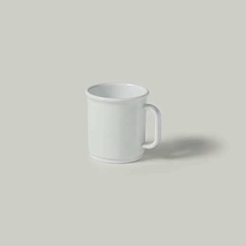 American Metalcraft CM12CL Tritan - Taza de melamina, diseño apilable, nube, 12 onzas