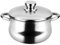 Fagor Silverinox Olla Inducción 24 cm, 6,8 Litros Acero Inoxidable 18/10, Tapa, Cazuela Alta con Fondo Difusor de Triple Capa, Apto para Todas las Cocinas, Vitrocerámica, Gas, Horno, Lavavajillas