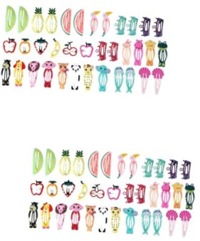 FRCOLOR 72pcs Unique Design Hair Clips Boys and Girls Hair Pin Barrette Bang Clips Random Style