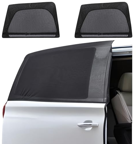 ZATOOTO Parasol Coche Lateral para Puerta Corredera, Protector Solar Coche Una Sola Capa, Oscurecedor Ventana Coche para MPV, 2 Unidades