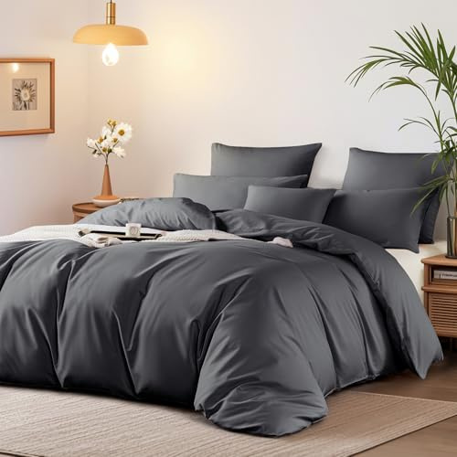 Boqingzhu Biancheria da letto, 135 x 200 cm, in raso di cotone Öko-Tex