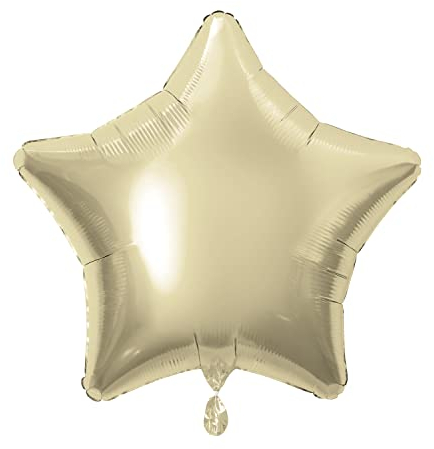 Unique Party 53321 - 20 Foil Gold Star Helium Balloon