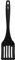 Lurch 240603 Smart Tool Pfannenwender aus 100% BPA-freiem Silikon mit Nylonkern, 32,5cm, Schwarz