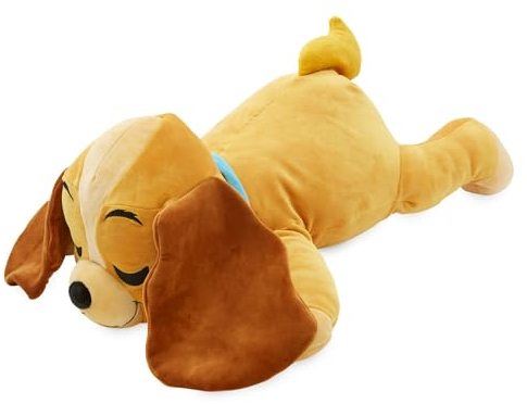 Disney Store Official Cuddleez Plush - Lady - Big Plush - Super Soft & Huggable Toy for Fans & Kids of All Ages - Perfect Collectible Gift, Plushy