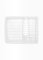 ECO Large Plastic Dish Drainer Rack | Heavy Duty Sturdy Dish Rack for Kitchen Countertop | White Dish Drainer for Efficient Kitchen Organization & Cutlery Placement (White)