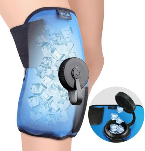 Hilph Sacchetto di Ghiaccio Ricaricabile per Lesioni al Ginocchio, Borsa del Ghiaccio, Cuscinetto Refrigerante Riutilizzabile per Alleviare Lesioni Sportive, Operazioni di Sostituzione del Ginocchio