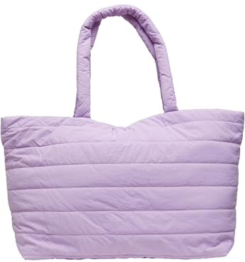 Urban Classics Padded Tote Bag Unisex Tragetasche flieder Nylon Basics, Casual Wear