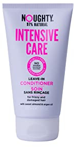 Noughty 97% Natural, Intensive Care Leave In Conditioner, Sulphate Free Vegan Haircare Hydrating Formula for Dry Frizzy & Dehydrated & Damaged Hair with Sweet Almond and Argan Oil 150ml