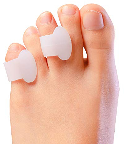 Sumiwish Gel Zehenspreizer Kleiner Zeh, [10x] Zehentrenner Silikon, Zehenstrecker für überlappende Zehen, Relief Kleiner Zehen Druck und Schmerzen