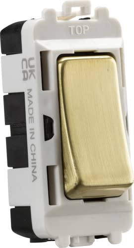 Knightsbridge 20AX intermediate module - brushed brass