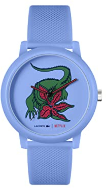 Lacoste Analog Quarzuhr für Herren Lacoste.12.12 x Netflix mit Blaues Silikonarmband - 2011266