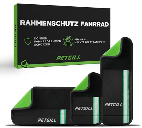 Fahrrad Rahmenschutz 3er Set | Transportschutz passend für Thule Fahrradträger | Carbon Rahmen Schutz | Fahrradlackschutz | Fahrrad Anhänger E-Bike Zubehör | ebike Befestigung universal passend