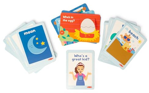 Melissa & Doug® Ms. Rachel™ First Words Textured Sensory Flashcards Preschool Learning Toy for Boys, Girls