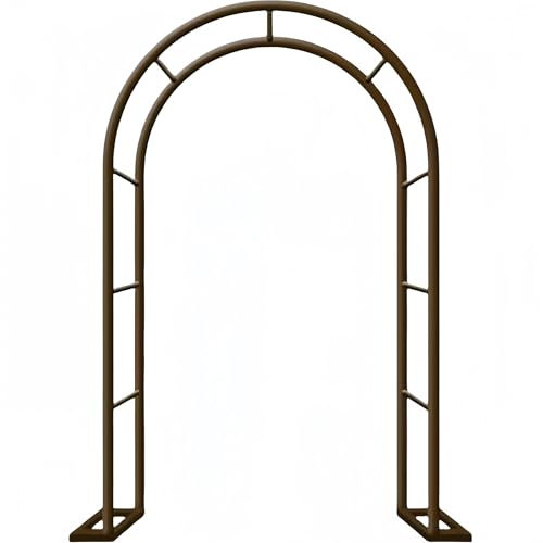 Romantico giardino di rose arco ferro padiglione esterno per piante rampicanti e verdure