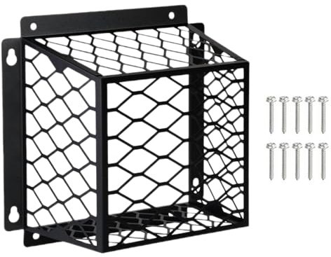 Protezione per uccelli per sfiato 'asciugatrice, protezione per ventola di scarico del bagno, gabbia per uccelli in acciaio per copertura della ventola di scarico da 7,6 cm a 10,2 cm, 17,8 x 17,8