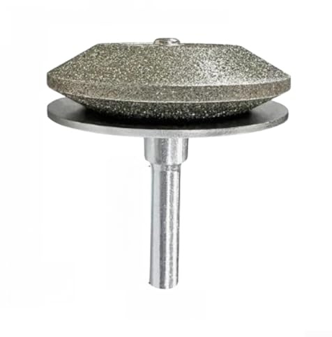 Afilador de cuchillas para cortacésped, construcción de metal, rueda de molienda de esmeril, accesorio de taladro de grano 120, accesorio de herramienta de jardín