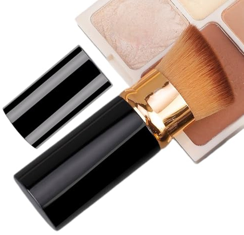 Puderborste | Bärbara borst – bärbar puderborste, för blandning, highlighter, resor, fest, bröllop, dejter, jul, födelsedag
