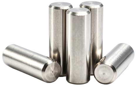 Passstift av rostfritt stål 304, massiv cylindrisk positioneringsvåg fäststift M2, M3, M4, M5, M6 (M3 x 20 st, 12 mm)