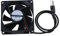 BQLZR 5V Black 8CM 8025 USB Silent Power Ball Bearing Computer Case Cooling Fan for Computer Case CPU Cooler