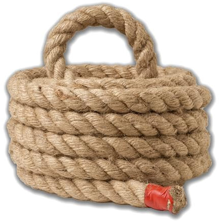 IPEA Corda in Juta Naturale spessa 18 mm per Decorazioni e Fai da Te – Made in Italy – 5 Metri – Cordoncino in Iuta Resistente per Artigianato, Arredamento, Gatto, Giardino