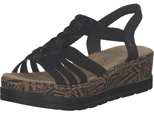 Rieker Sandale Sandales compensées Femme