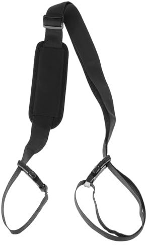 PATIKIL Carrying Beach Chair Straps Adjustable Shoulder Carrying Straps | Black,Beach Chair Straps for Folding Chair Backpack