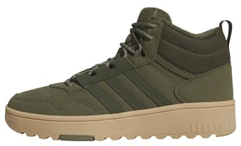 adidas Unisex Hoops 4.0 MID Shoes Schuhe, Olive strata/Night Cargo/GUM4, 44 2/3 EU