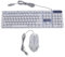 Annadue Clavier câblé et Combo de Souris pour Le Jeu, Clavier rétro-éclairé à LED câblé, Souris Câblée Optique, Prise et Jeu USB, Compatible avec PC, Ordinateur Portable (Ensemble Punk