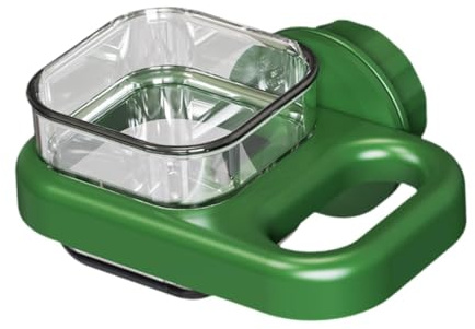 F Fityle Plato de Alimentos de Plato de alimentación de Aves, Verde