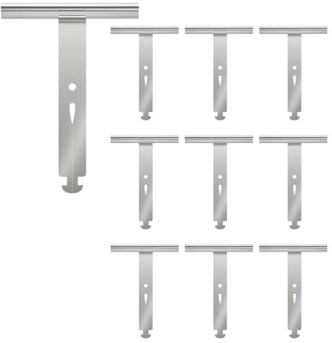 Attache Tablier Souple pour volet roulant, lot de 10 pièces en métal, ressort de suspension universel, fixation tabliers et lames, compatible pour volets électriques, manuels, solaires et pour Somfy