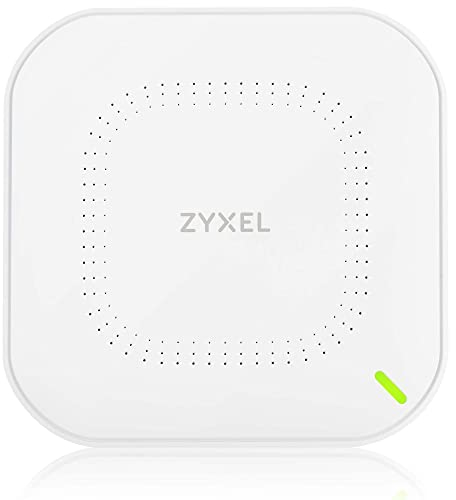Zyxel WiFi 6 AX1800 Wireless Access Point | 1,77 Gbit/s | Verwaltbar über Nebula APP/Cloud oder Standalone | bis zu 4 Separate WLAN-Netzwerke | PoE | Netzteil Inklusive [NWA50AX]