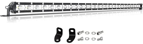 PICAA Slim LED-ljusramp, 32 tum (85 cm), 150 W, kombinerad enradig LED-stråle, 12 V ljusramp LED-arbetslampa för SUV, terrängfordon, ATV, UTV, traktor, 4 x 4, bil.