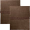 Erwin Müller Wohndecke Catania 2er-Pack Baumwollmischung Schoko Größe 100x150 cm