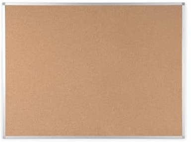 Bi-Joy Tableau d'Affichage en Liège, cadre en Aluminium (120 x 90 cm)