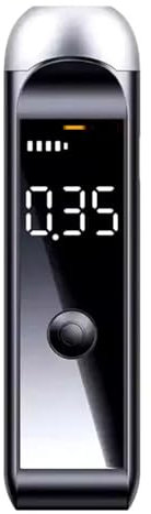 domyno Etilometro Portatile Alcol Test con Display LCD Tascabile Carica USB Alta precisione Certificato CE