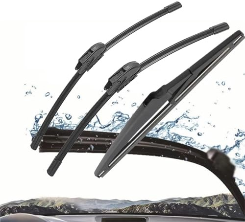 3 escobillas limpiaparabrisas Delanteras y traseras para Toyota/Scion IQ AJ10 2008-2015 (21 + 18 + 11), Accesorios para Cortador de Parabrisas y Ventana.