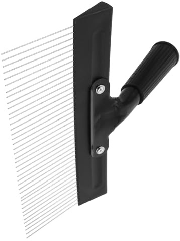 SHINEOFI Strumento Texture Precisa in Acciaio Inossidabile per Stucco Nero Utensile Versatile per Pittura Muro per Pittori Professionisti e Fai-da-te