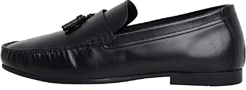 Red Tape Men's Elvaston-black Moccasins, Black, 9 UK