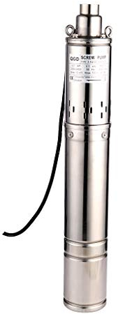 SHYLIYU Pompe De Puits Profond 220V 500W Pompe Submersible 100M Pompe à Eau Profonde Pompe Puits Immergee pour La Maison/Industriel/Agriculture et Jardin 1600L/H