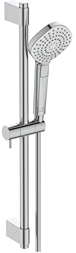 Ideal Standard B2234AA Idealrain EVO Diamond Asta doccia con doccetta a 3 funzioni, asta murale da 600 mm, cromato
